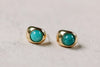 St Armands - Earrings - Turquoise Huggie Mini Hoop