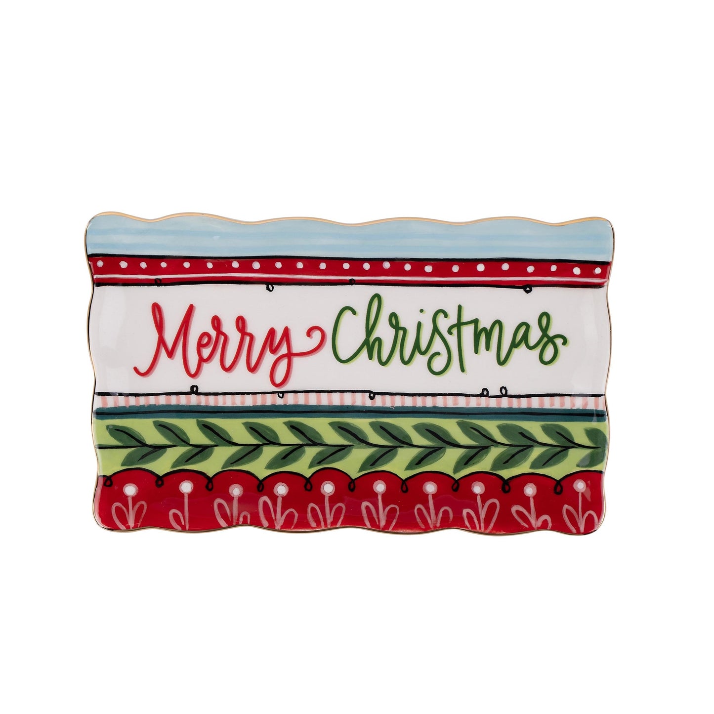 Glory Haus - Trinket Tray - Bright Merry Christmas - Findlay Rowe Designs