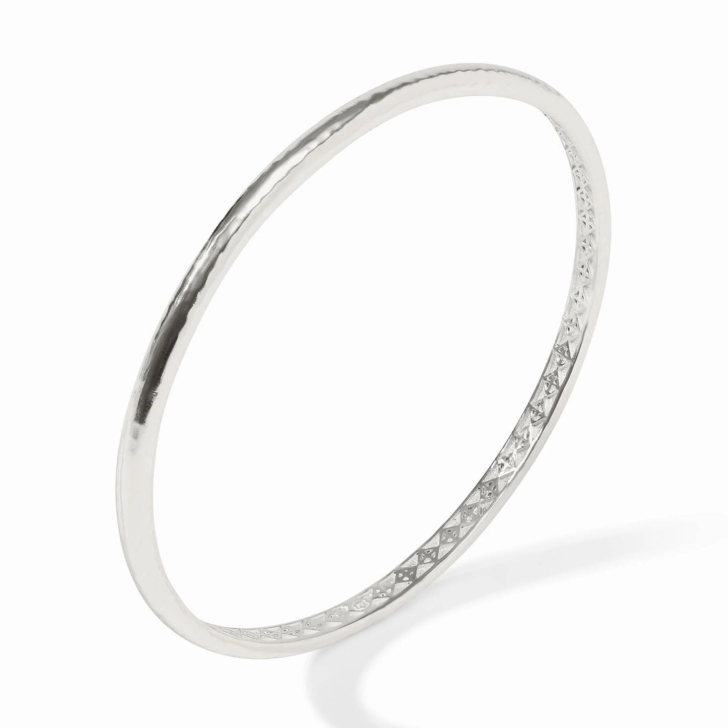 Julie Vos - Bracelet - Havana Demi Bangle - Silver - Medium