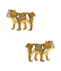 Lisi Lerch - Earring - Bulldog Stud - Gold - Findlay Rowe Designs