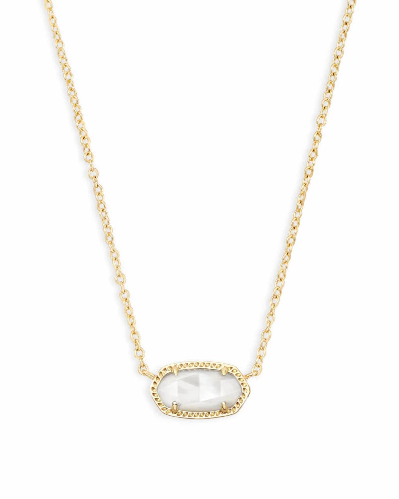KENDRA SCOTT- ELISA PENDANT NECKLACE IN IVORY PEARL - Findlay Rowe Designs
