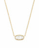 KENDRA SCOTT- ELISA PENDANT NECKLACE IN IVORY PEARL - Findlay Rowe Designs