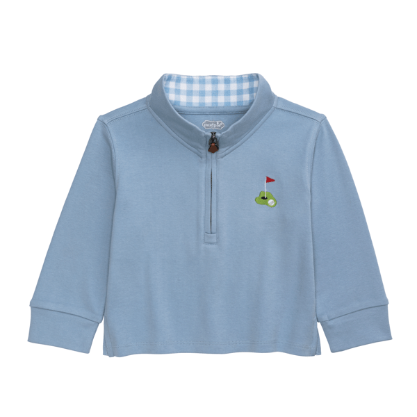Mud Pie - Baby - Golf Quarter Zip 4T-5T - Light Blue - Findlay Rowe Designs