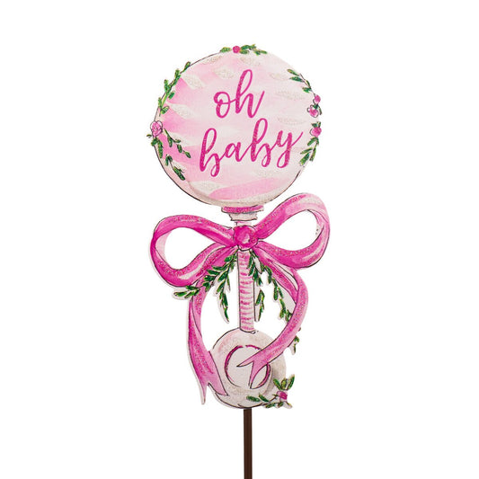 Rosanne Beck - Stake - Rattle Baby Girl - Findlay Rowe Designs