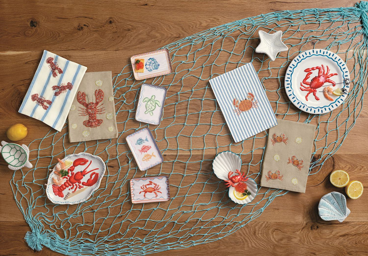 Mud Pie - Towels -  Beaded Lobster - Findlay Rowe Designs