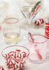 Martini  Glass - Peppermint Twist - Red - Findlay Rowe Designs