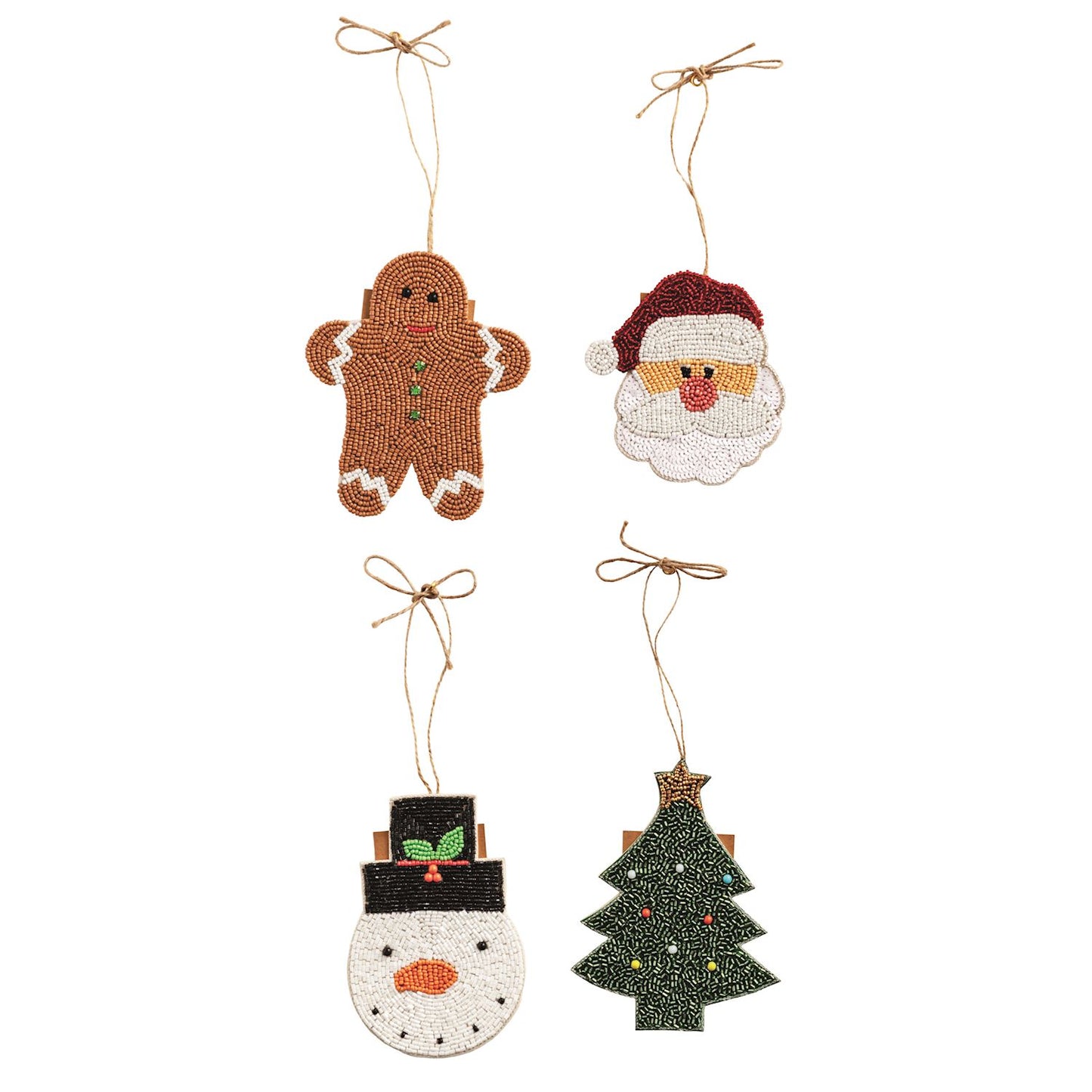 Mudpie - Ornament - Beaded Gift Card Holder