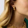 Julie Vos - Earrings - Portofino Midi - Gold - Findlay Rowe Designs