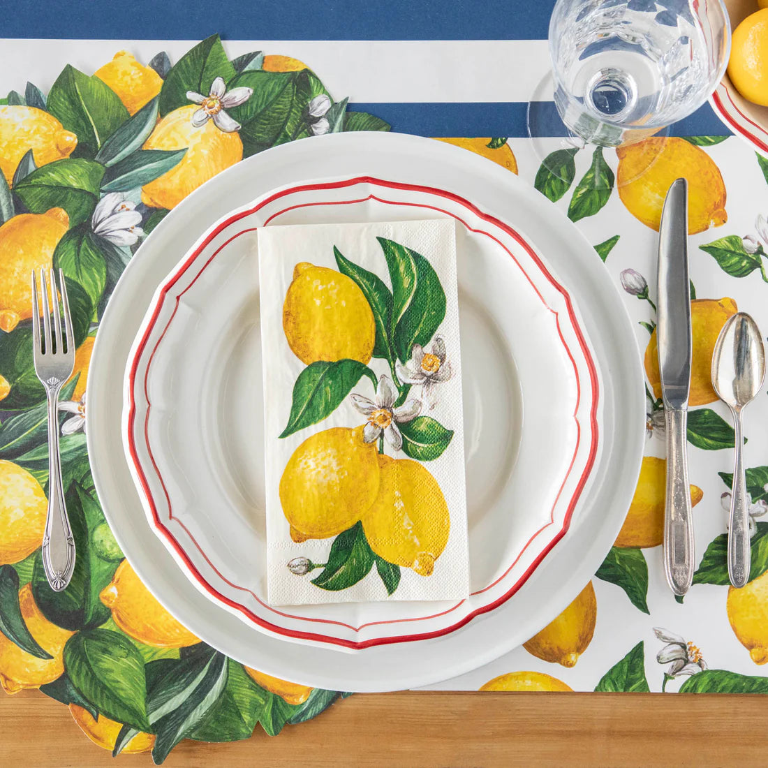 Hester & Cook - Guest Towel Napkins - Lemon - Findlay Rowe Designs