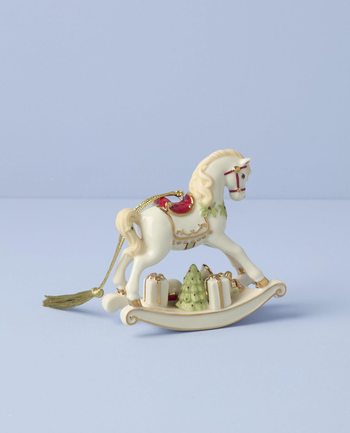 Lenox - Ornament - 2025 Baby's First Christmas - Vintage Rocking Horse