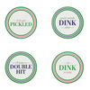 Paper Coasters - Pickleball Set/24 - Findlay Rowe Designs