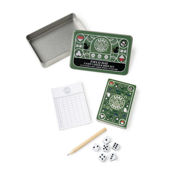 Bunkhouse Field Day Camp Cards & Dice Set - Findlay Rowe Designs