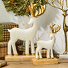 Winter Scene Components - Wood - Gold White
