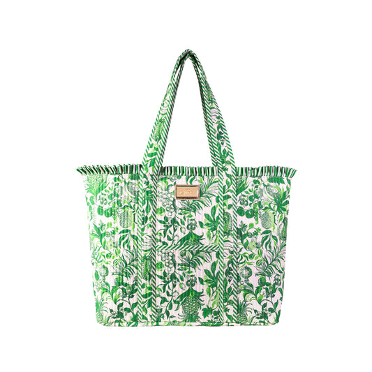 Lilly Pulitzer - Quilted Ruffle Tote - Covent Garden