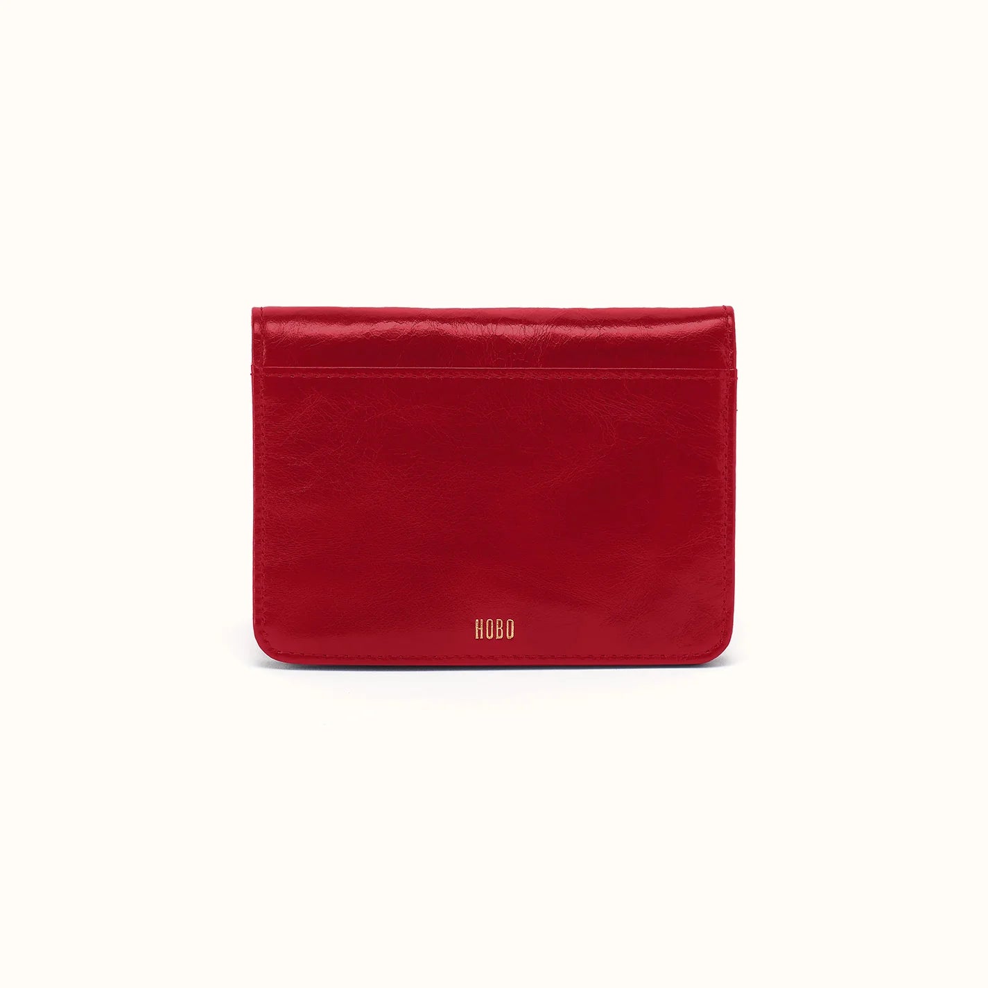 Hobo - Jill Billfold -  Polished Leather True Red - Findlay Rowe Designs