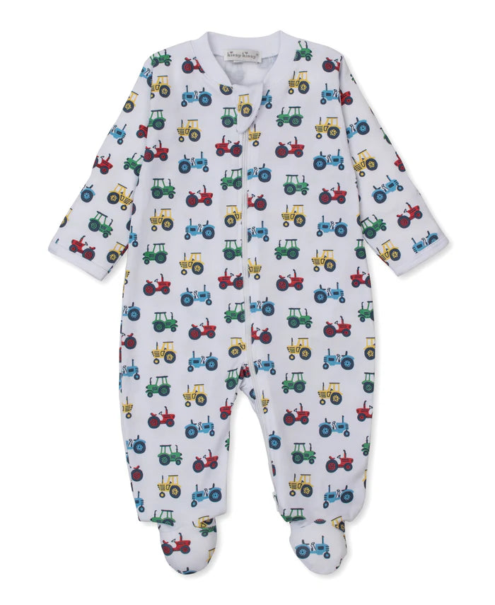 Kissy Kissy - Footie - Trusty Tractor - Findlay Rowe Designs