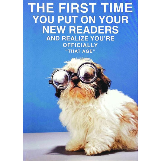 Greeting Card - Little Dog With Big Goggles - Findlay Rowe Designs