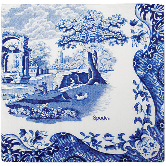 CR Gibson - Cocktail Napkins - Spode Blue Italia - Findlay Rowe Designs