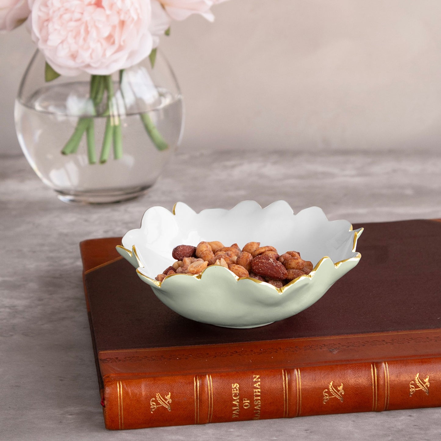 Beatriz Ball - Encanto Colette Mini Round Bowl - Pistachio White - Findlay Rowe Designs