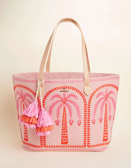 Spartina 449 - Fiesta Tote - Richmond Hill Pink Palms
