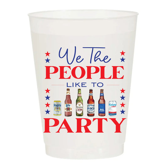 The Masters - Frosted Party Cups - We the People - Findlay Rowe Designs