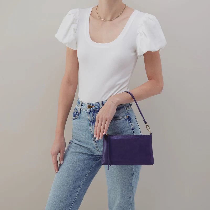Hobo - Darcy Crossbody -  Polished Leather  Winter Violet