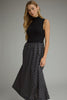 Entro - Dress - Midi Sleeveless Mock - Black Dot - Findlay Rowe Designs
