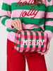 Shiraleah - Cara Checkered "Merry" Zip Pouch