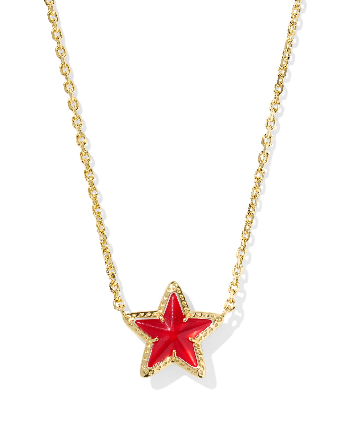 Kendra Scott - Necklace - Cassidy Star - Gold Red Illusion - Findlay Rowe Designs