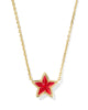 Kendra Scott - Necklace - Cassidy Star - Gold Red Illusion - Findlay Rowe Designs