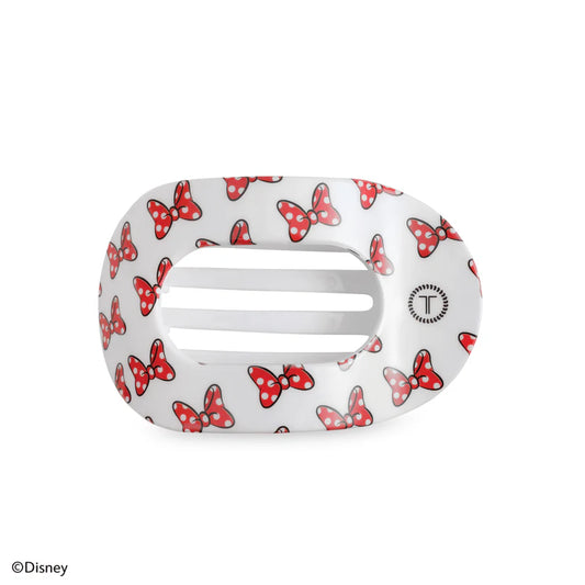 Teleties - Flat Round Hair Clip - Minnie Loves Her Bows - Medium - Findlay Rowe Designs