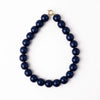 Ink & Alloy - Necklace - Iris Large Resin Bead - Navy - Findlay Rowe Designs