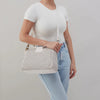Hobo - Sheila Medium Satchel - Perforated Leather - Ecru Daisy - Findlay Rowe Designs