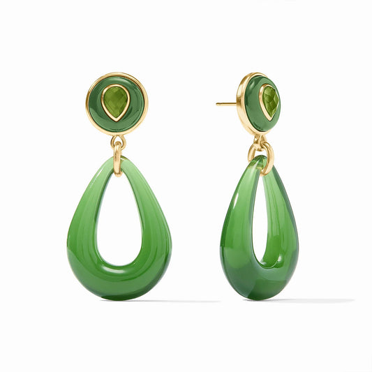Julie Vos - Earring - Carnaby Statement - Palmetto Green