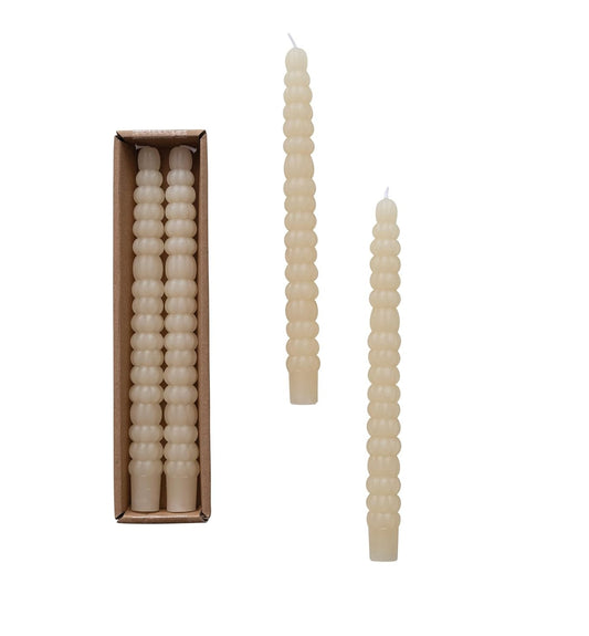 Taper Candle - Stacked Pumpkins - Cream - Findlay Rowe Designs