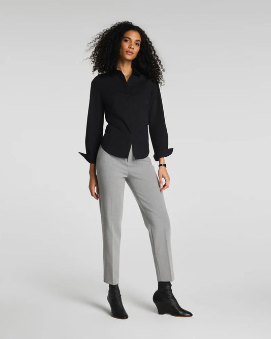 Spanx - Pant - SpanxSupersmooth WellSuited 360 Slim Straight - Heather Grey - Findlay Rowe Designs