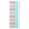Swig - Reusable Straw Set  - Island Bloom Aqua - Findlay Rowe Designs