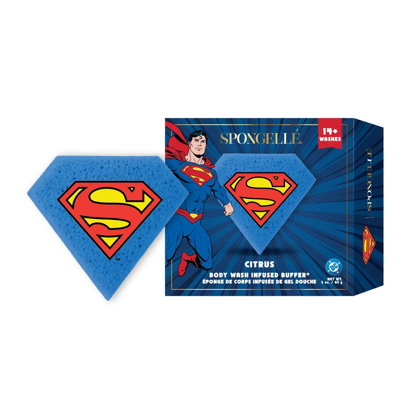 Spongelle - Superman Buffer - Findlay Rowe Designs