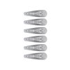 Teleties - Snap Clips - 6count - Silver - Findlay Rowe Designs
