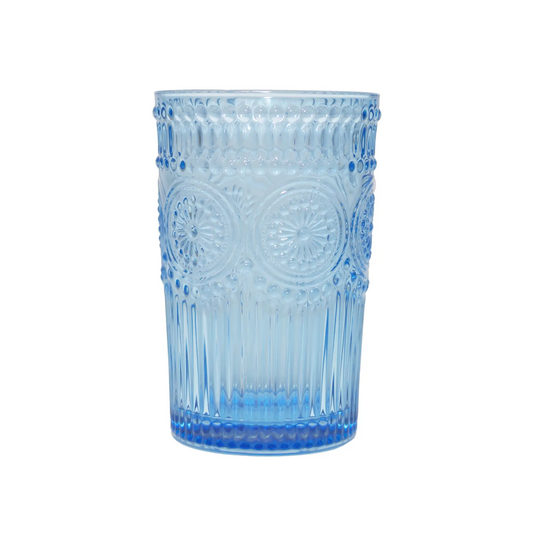 Drinking Glass - Blue Codi - 12 oz - Findlay Rowe Designs