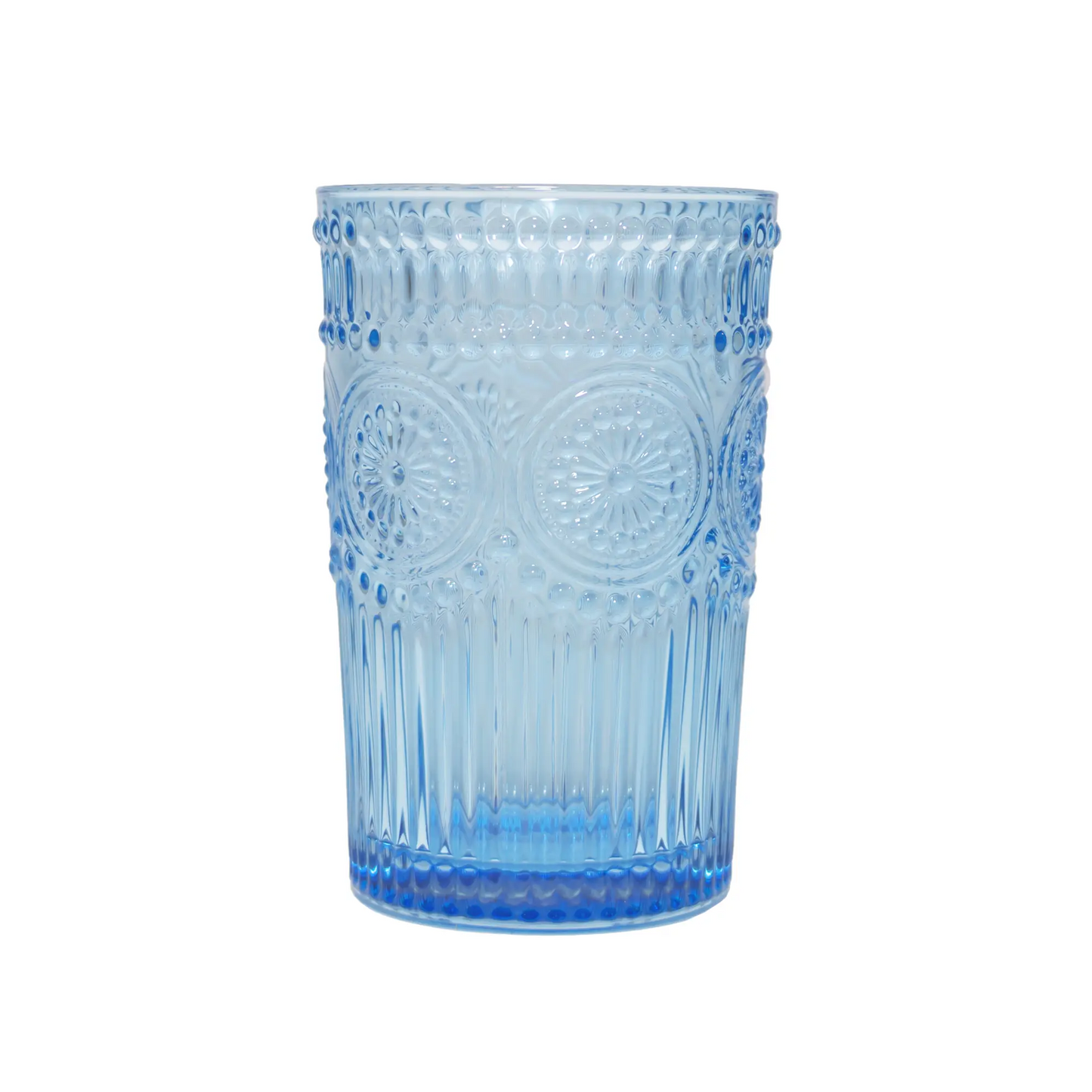 Drinking Glass - Blue Codi - 12 oz - Findlay Rowe Designs