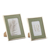 Frames - Woven Linen Gold - Light Green - Findlay Rowe Designs