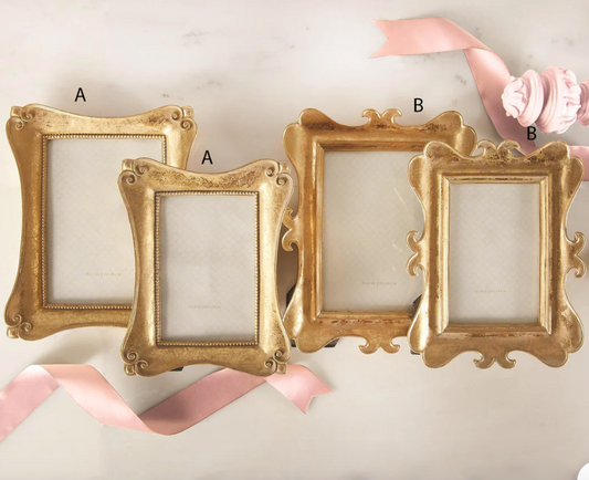 4x6 or 5x7 Frame - Brocante Gold Leaf - Findlay Rowe Designs