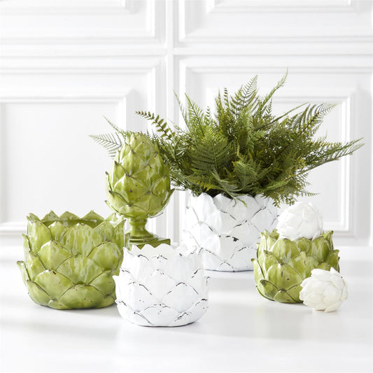 Planters - Green Resin Artichoke - Findlay Rowe Designs