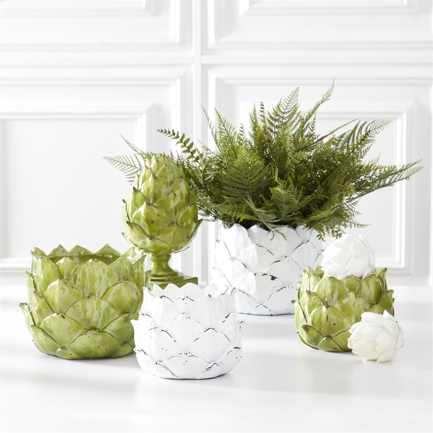 Planters - Green Resin Artichoke - Findlay Rowe Designs