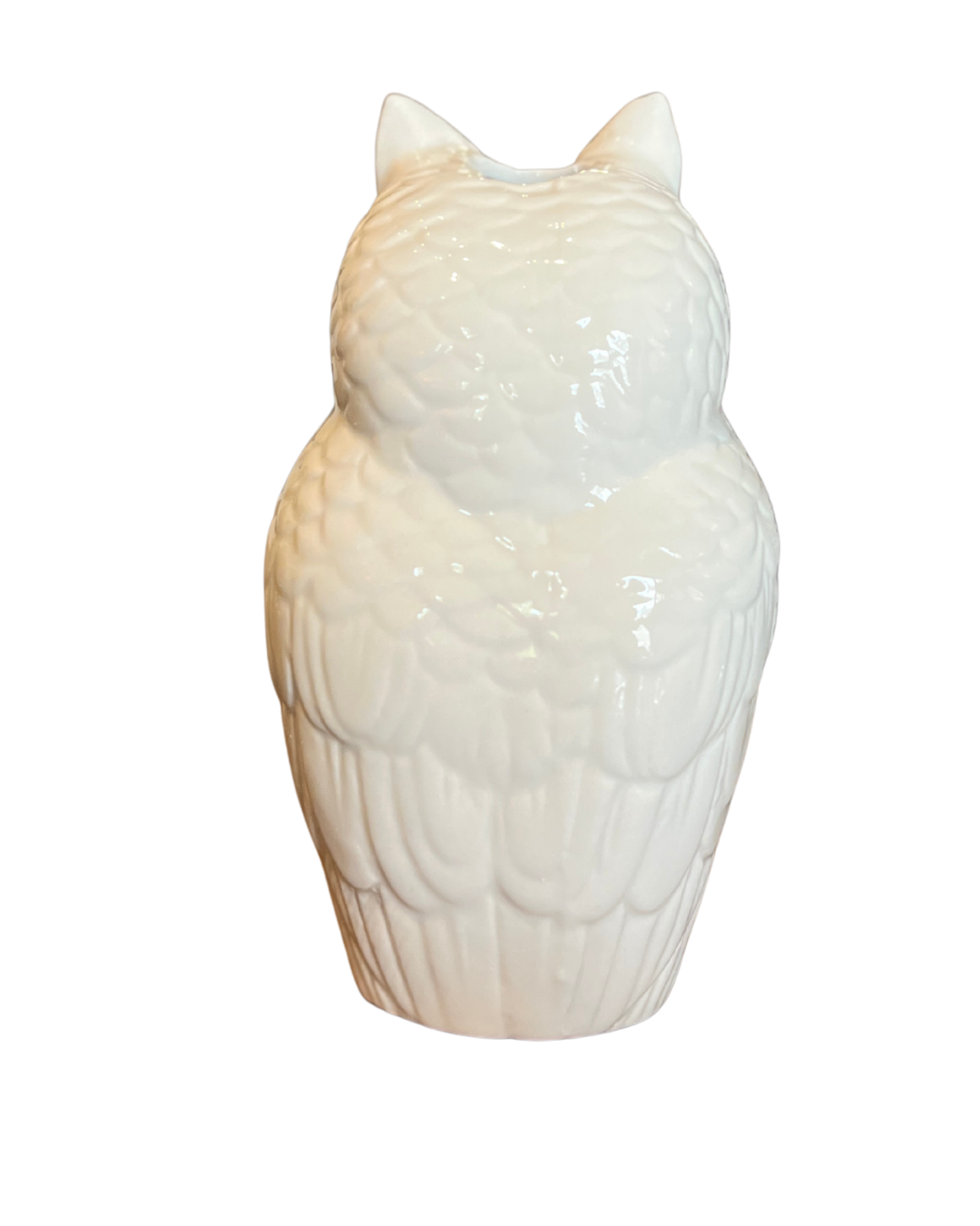 Hazel Mazel - Bud Vase - Stoneware Owl - White - Findlay Rowe Designs