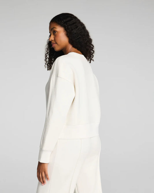 Spanx - Top - AirEssentials Luxe Crewneck Long Sleeve - Ivory