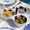 Vietri - Santorini Dot Three-Part Server - Findlay Rowe Designs