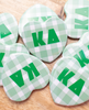 Swag - Gingham Heart Button - Sorority