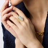 Julie Vos - Ring - Essex Statement - Mother of Pearl - Size 6/7 or Size 8/9